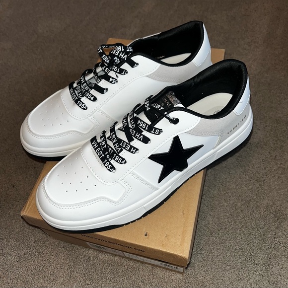 NEW In Box Vintage Havana Women’s size 8.5 Kathy White Sneakers - Picture 2 of 8